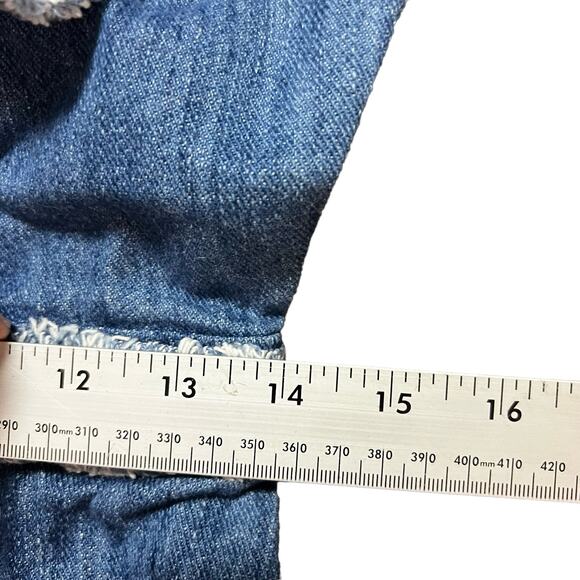 Alexis Blue One-Shoulder Ruffle Romper - Picture 10 of 10